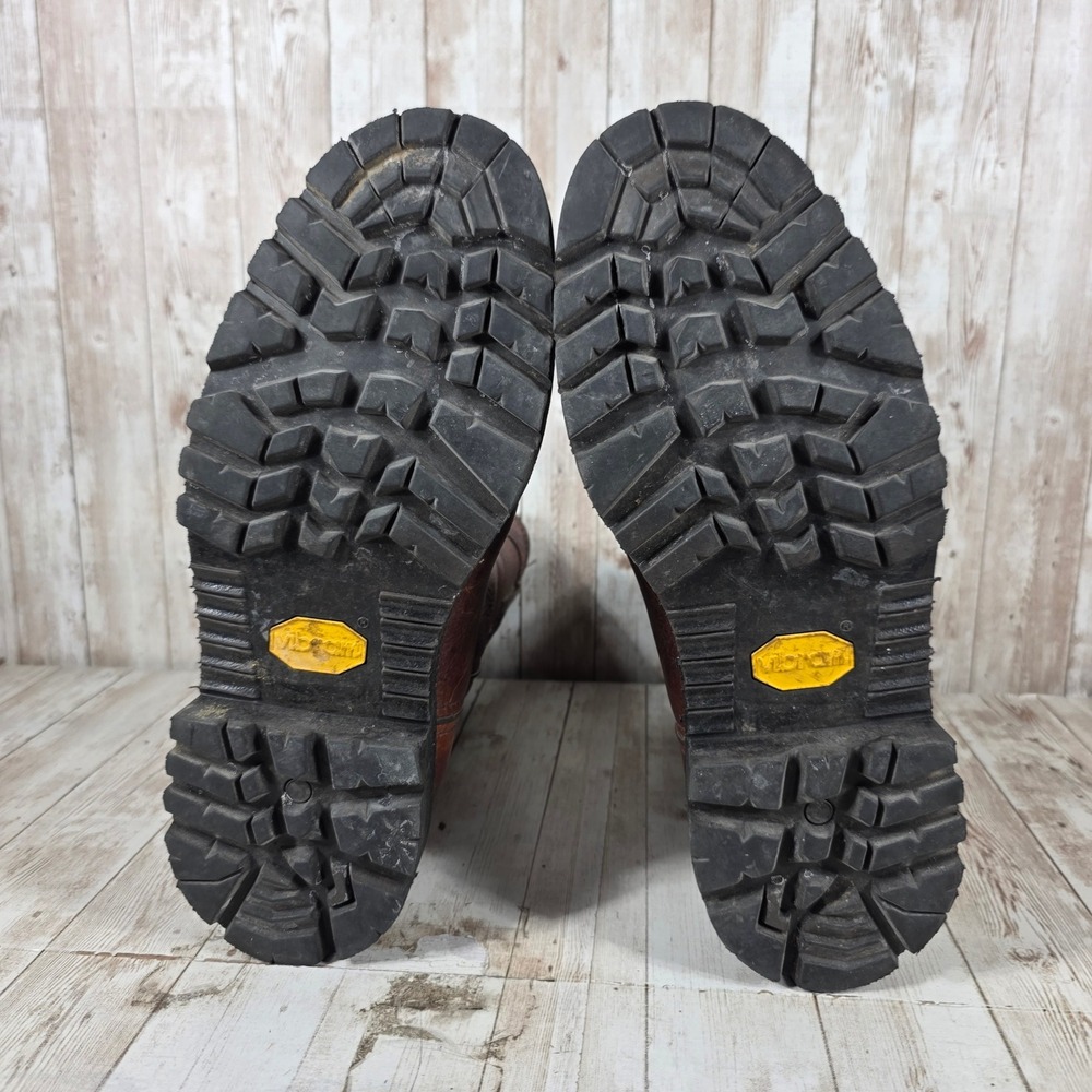 Carhartt Mens 9.5 E2 Brown Leather Wellington Work Boots Vibram EH 3709 - Picture 5 of 8